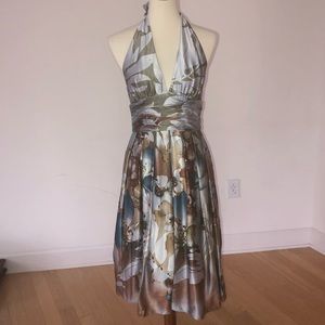Elegant Halter Cocktail Dress